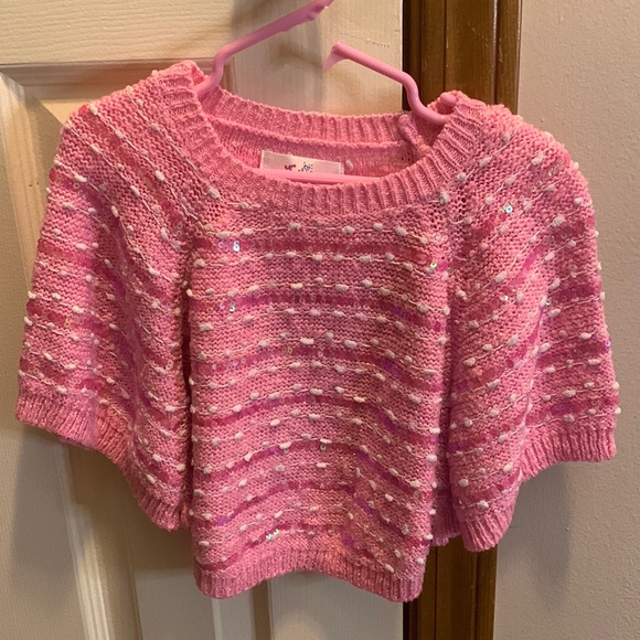 LIKE NEW Girls Sweater AND cute shaw - Picture 2 of 7